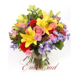 Bouquet "Multicolored Rays"