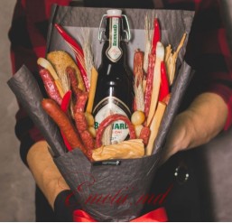 Edible Bouquet with Beer