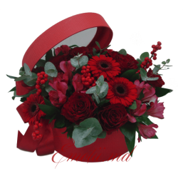 Aranjament "Apusul Bordo"